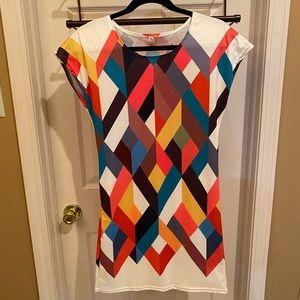 Hot color block dress! Very soft fabric also!